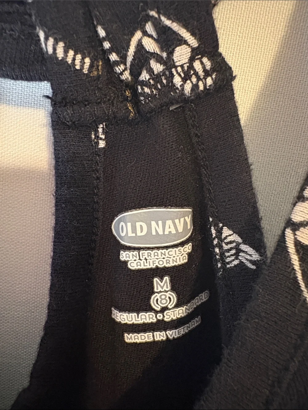 Old Navy Black Zebra Print Girls One-Piece Romper M (8)